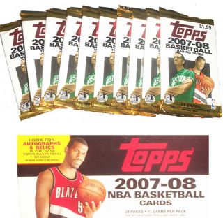 Topps Basketball 2008 Box of Trading Cards
