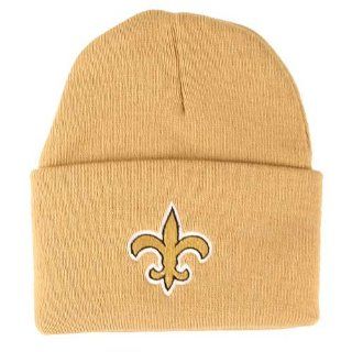 New Orleans Saints Cuffed Knit Hat   Gold Sports