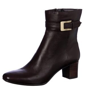 Bandolino Womens Brown District Ankle Booties
