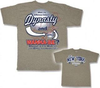 New York Baseball Dynasty Smack T Shirt Clothing
