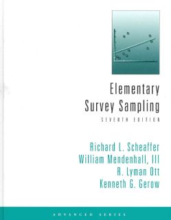 Elementary Survey Sampling (Hardcover) Today $259.24