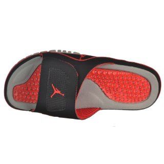Jordan Hydro IV Retro Mens Slide Sandals Black/Red/Grey