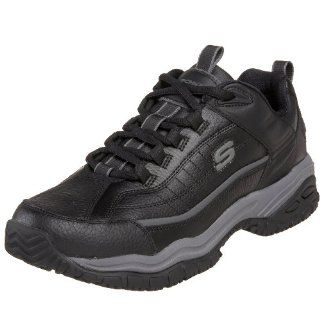 com Skechers for Work Mens Galley Lace Up Athletic,Black,9 M Shoes