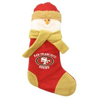 San Francisco 49ers Snowman Holiday Stocking (Measures
