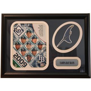 2009 Tampa Bay Rays Team Patch Frame