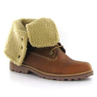 com Timberland Authentics 6 Inch Shearling Brown Youths Boots Shoes