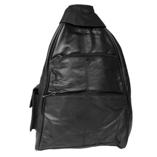 Adi Designs Genuine 16 inch Leather Backpack