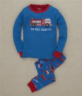 Hatley Fire Trucks To The Rescue Kids Pajama Set
