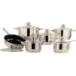 Millerhaus 16 piece 7 layer 18/10 Stainless Steel Cookware Set