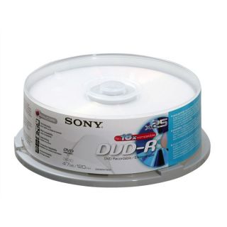 Spindle de 25 DVD R   4,7 Go.