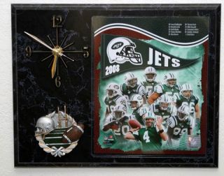 2008 New York Jets Picture Clock
