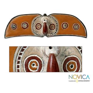 Sese Wood Handcrafted Bwa Celebration Africa Tribal Mask (Ghana