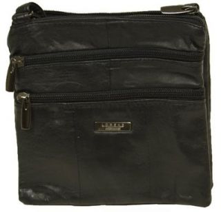 Small Soft Leather Cross Body/Shoulder Bag   1941, Black Shoes