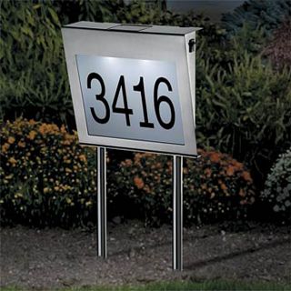 Stainless Steel Solar powered House Number Light