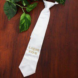 Embroidered First Communion Tie Clothing