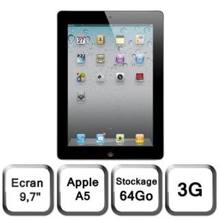 Apple iPad 2 64 Go 3G   Achat / Vente TABLETTE TACTILE Apple iPad 2