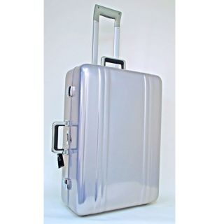 Zero Halliburton 26 inch Blue Aluminum Zeroller Suitcase