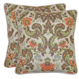 Villa Flower Grand Linen Throw Pillows (Set of 2) Today $80.99