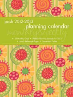 Circles Monthly & Weekly Planner 2012 2013 Calendar