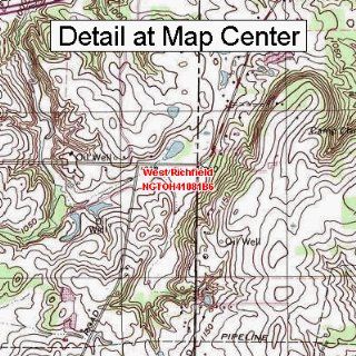 USGS Topographic Quadrangle Map   West Richfield, Ohio