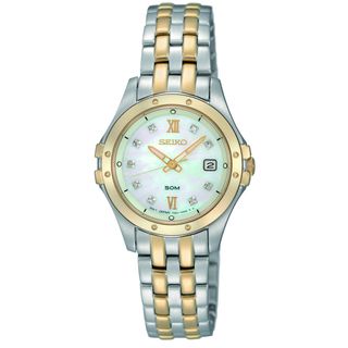 Seiko Womens Two tone Stainless Steel Watch