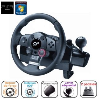 LOGITECH DRIVING FORCE GT PS3 et PC   Achat / Vente MANETTE DRIVING