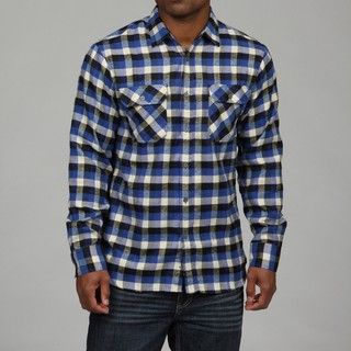 Report Collection Mens Plaid Flannel Shirt