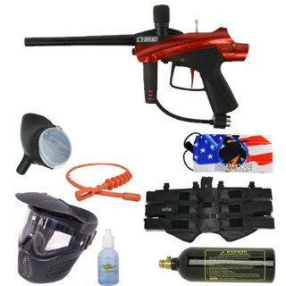 JT USA Cybrid Titanium Paintball Gun Package   Red Sports