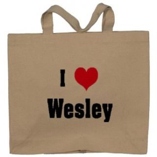 I Love/Heart Wesley Totebag (Cotton Tote / Bag) Clothing