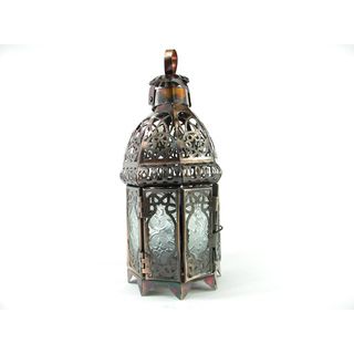 Copper Toned Moroccan Candle Lamp/Lantern