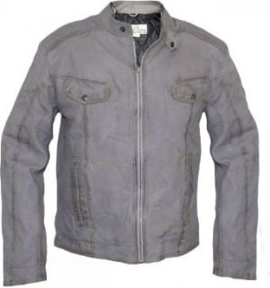 Men Leather jacket fashion sheepskin lamb Nappa leather