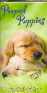 Pooped Puppies Checkbook 2013 Calendar (Calendar)