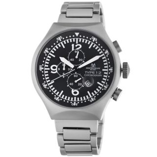 Montres De Luxe Mens 50 MM Type 12 Helicopter Chronograph Watch