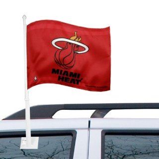 Miami Heat 11 x 15 Red Car Flag