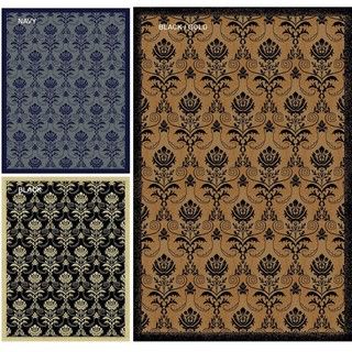 Impressions Royal Multi Abstract Rug (55 x 77)