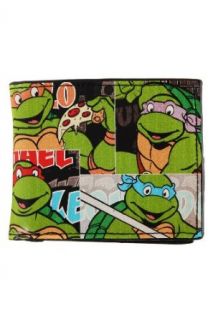 Teenage Mutant Ninja Turtles Retro Square Bi Fold Wallet