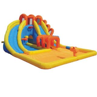 KidWise Summer Blast Water Park Inflatable Bounce House