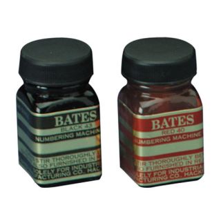 Bates Ink For Number Machine, 1 oz, Red (Each)