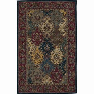 Hand tufted Multi colored Wool Rug (5 x 8)