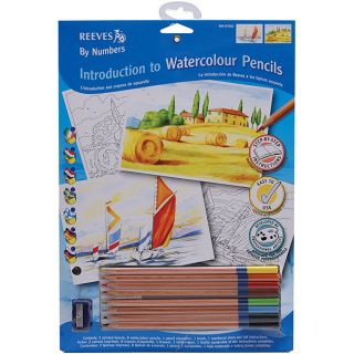 Introduction To Art By Number Watercolor Pencil Kit