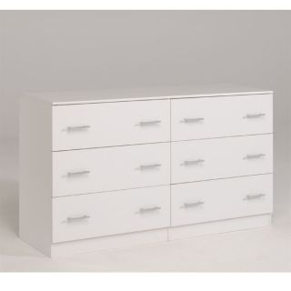 blanc 6 tiroirs dimensions 151 x 88 x 44 cm composition panneaux de