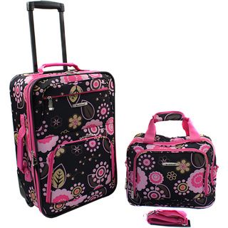 Rockland Pucci Lightweight 2 Piece Carry On Luggage Set