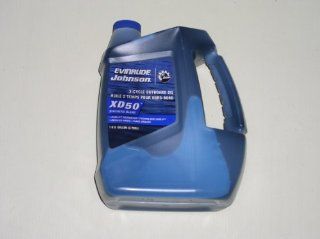 Evinrude Johnson 2 cycle outboard oil XD 50 synthetic 1