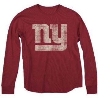 NFL Mens New York Giants Bigger Better Logo Long Sleeve