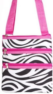 Zebra Hot Pink Passport Shoulder Bag Purse Clothing