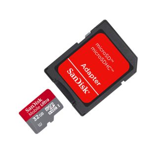 SanDisk 32GB Mobile Ultra Class 10 microSDHC Card with SD Adapter