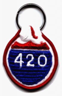 420 Embroidered Fabric Keychain (Pot, Weed, Marijuana