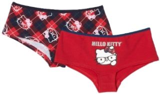 Hello Kitty Womens Preppy Cutie 2 Pack Panty, Multi, 5