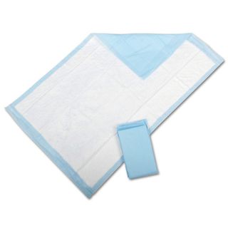 Medline Disposable Underpad, Fluff fill, Deluxe (Case of 300