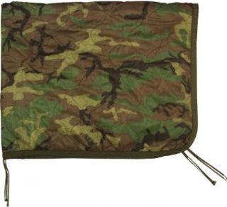 Rip Stop Poncho Liner (62 x 82)   Woodland Camouflage Clothing